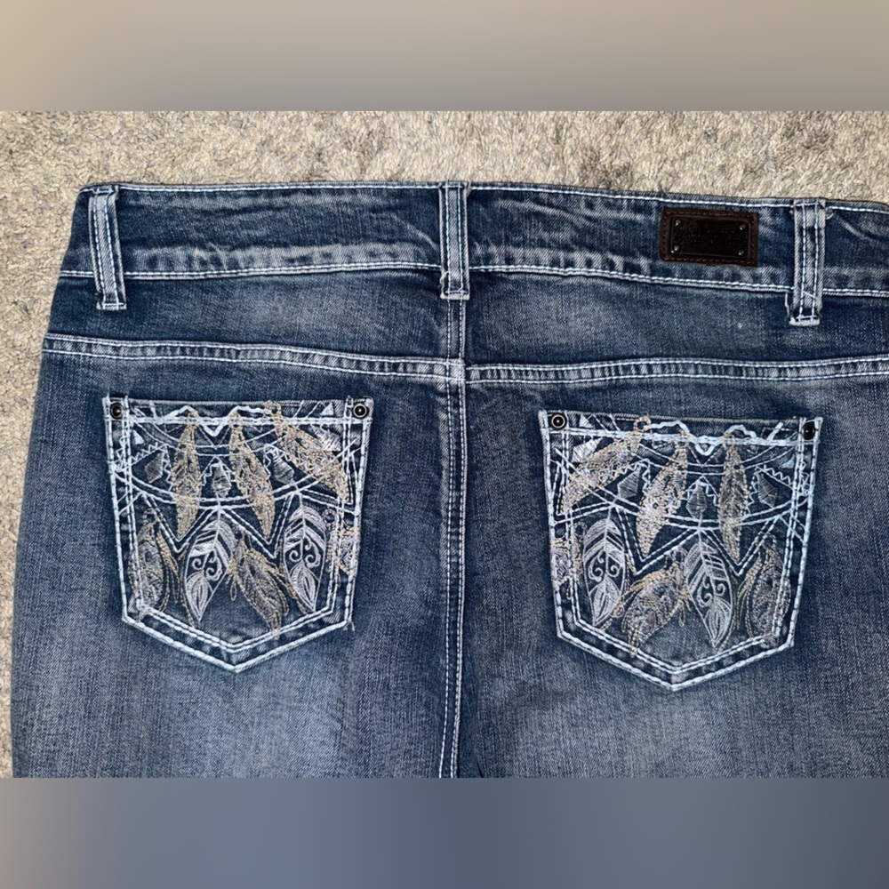 Wired heart Jeans Women's Dark Blue Boot Cut Jeans - Picture 5 of 5